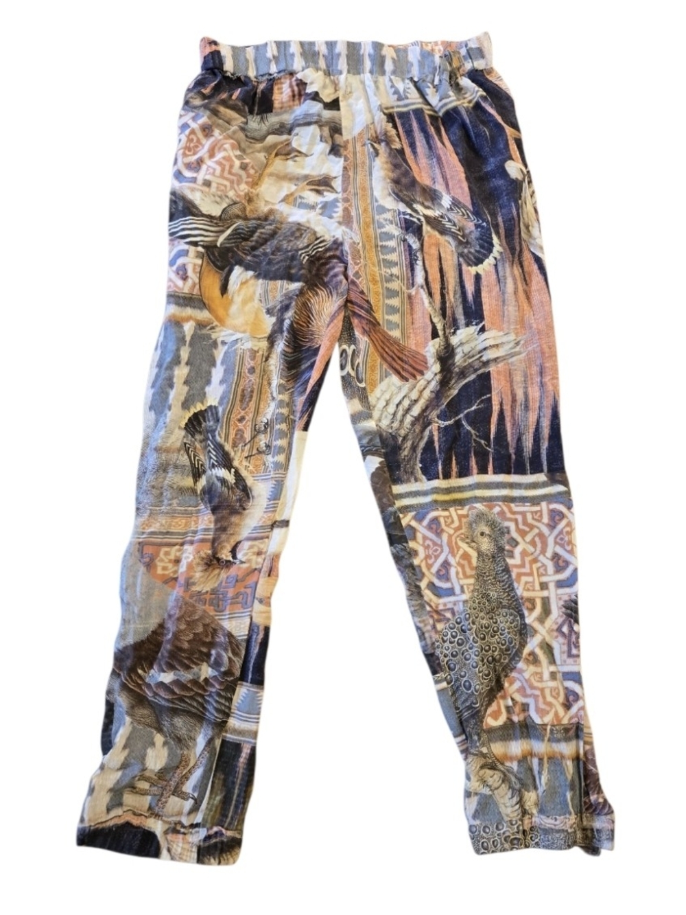 AllSaints trousers with the Renaissance-style print Size 8
